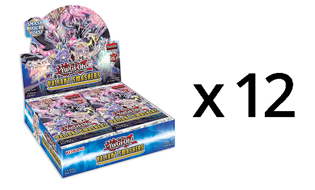 Yu-Gi-Oh Valiant Smashers 1st Edition Booster CASE (12 Booster Boxes)